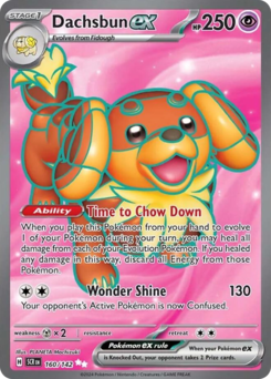 Pokemon Stellar Crown Dachsbun ex - 160