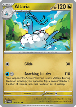 Pokemon Obsidian Flames Altaria - 160