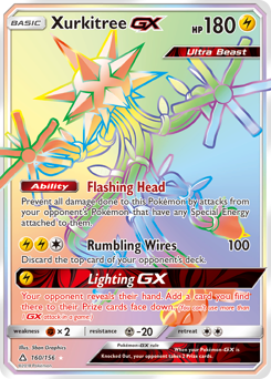 Pokemon Ultra Prism Xurkitree-GX - 160