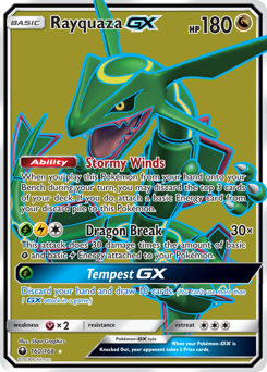 Pokemon Celestial Storm Rayquaza-GX - 160