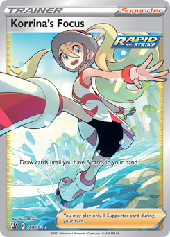 Pokemon Battle Styles Korrina's Focus - 160