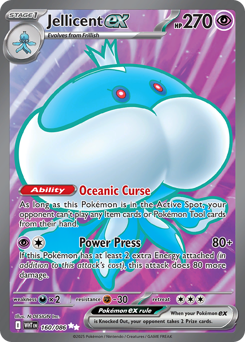 Pokemon White Flare Jellicent ex - 160