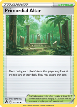 Pokemon Silver Tempest Primordial Altar - 161