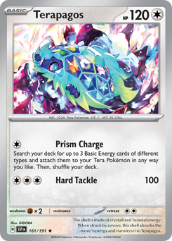 Pokemon Surging Sparks Terapagos - 161