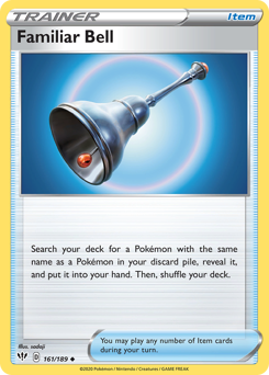 Pokemon Darkness Ablaze Familiar Bell - 161