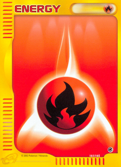 Pokemon Expedition Base Set Fire Energy - 161