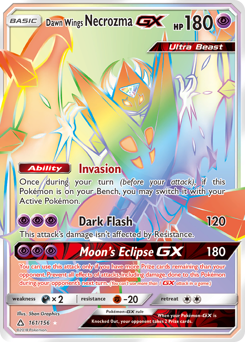 Pokemon Ultra Prism Dawn Wings Necrozma-GX - 161