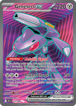 Pokemon Black Bolt Genesect ex - 161