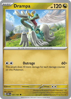 Pokemon Obsidian Flames Drampa - 161