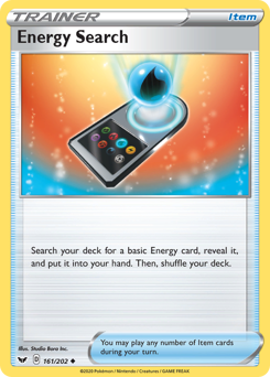 Pokemon Sword & Shield Energy Search - 161