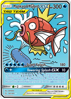 Pokemon Team Up Magikarp & Wailord-GX - 161