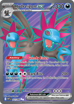 Pokemon White Flare Hydreigon ex - 161