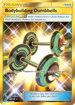 Pokemon Burning Shadows Bodybuilding Dumbbells - 161