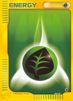 Pokemon Expedition Base Set Grass Energy - 162