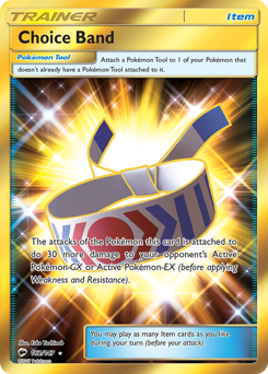 Pokemon Burning Shadows Choice Band - 162