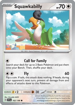 Pokemon Scarlet & Violet Squawkabilly - 162