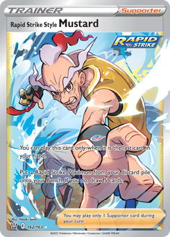 Pokemon Battle Styles Rapid Strike Style Mustard - 162