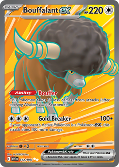 Pokemon White Flare Bouffalant ex - 162