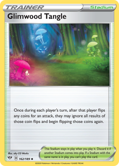 Pokemon Darkness Ablaze Glimwood Tangle - 162