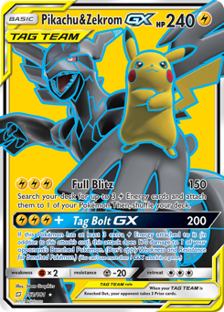 Pokemon Team Up Pikachu & Zekrom-GX - 162