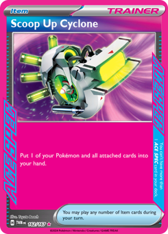 Pokemon Twilight Masquerade Scoop Up Cyclone - 162