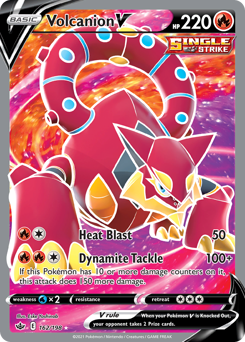 Pokemon Chilling Reign Volcanion V - 162