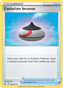 Pokemon Sword & Shield Evolution Incense - 163