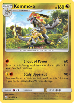 Pokemon Cosmic Eclipse Kommo-o - 163