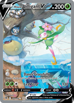 Pokemon Astral Radiance Hisuian Lilligant V - 163