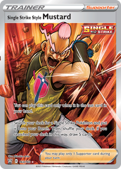 Pokemon Battle Styles Single Strike Style Mustard - 163