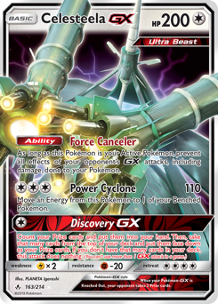 Pokemon Unbroken Bonds Celesteela-GX - 163