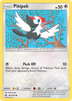 Pokemon Lost Thunder Pikipek - 163