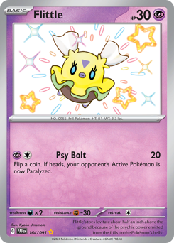 Pokemon Paldean Fates Flittle - 164