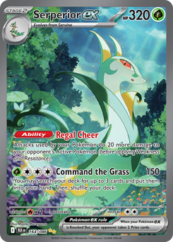 Pokemon Black Bolt Serperior ex - 164