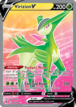 Pokemon Astral Radiance Virizion V - 164
