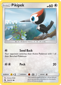 Pokemon Lost Thunder Pikipek - 164
