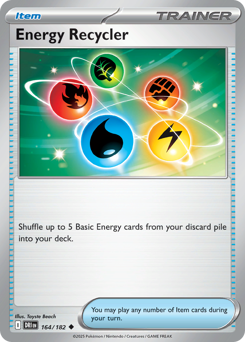 Pokemon Destined Rivals Energy Recycler - 164