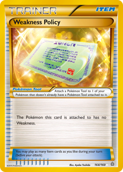 Pokemon Primal Clash Weakness Policy - 164