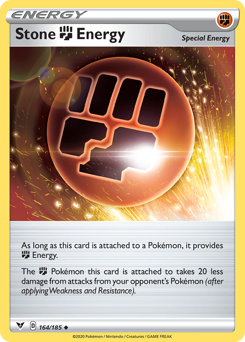 Pokemon Vivid Voltage Stone Fighting Energy - 164