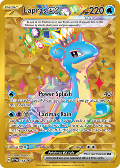 Pokemon Scarlet & Violet Black Star Promos Lapras ex - 164