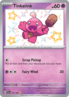 Pokemon Paldean Fates Tinkatink - 165