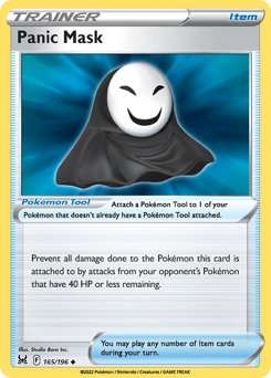 Pokemon Lost Origin Panic Mask - 165