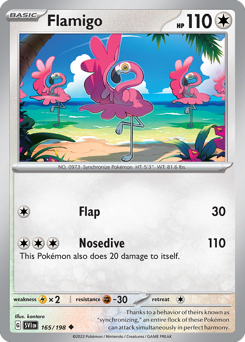 Pokemon Scarlet & Violet Flamigo - 165