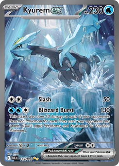 Pokemon Black Bolt Kyurem ex - 165