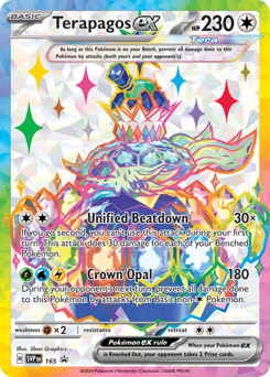 Pokemon Scarlet & Violet Black Star Promos Terapagos ex - 165
