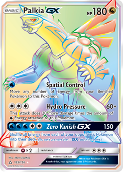 Pokemon Ultra Prism Palkia-GX - 165