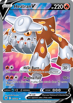Pokemon Astral Radiance Heatran V - 165