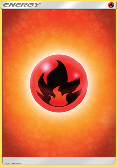 Pokemon Sun & Moon Fire Energy - 165