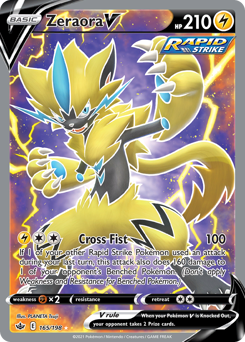 Pokemon Chilling Reign Zeraora V - 165