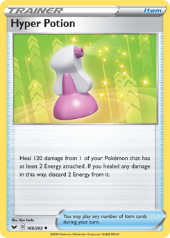Pokemon Sword & Shield Hyper Potion - 166